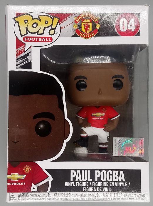 #04 Paul Pogba - Football - Manchester United - Box Damaged Funko POP