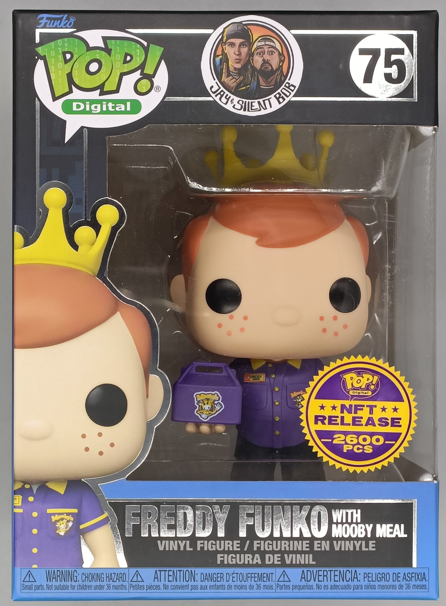 #75 Freddy Funko (with Mooby Meal) Digital 2600pc - Box Damaged Funko POP