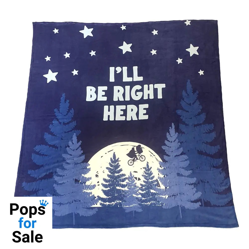 E.T. the Extra-Terrestrial Cozy Blanket Portal I´ll be right here 180 x 200 cm Blankets & Duvets