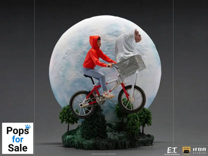 E.T. the Extra-Terrestrial Deluxe Art Scale Statue 1/10 E.T. & Elliot 27 cm