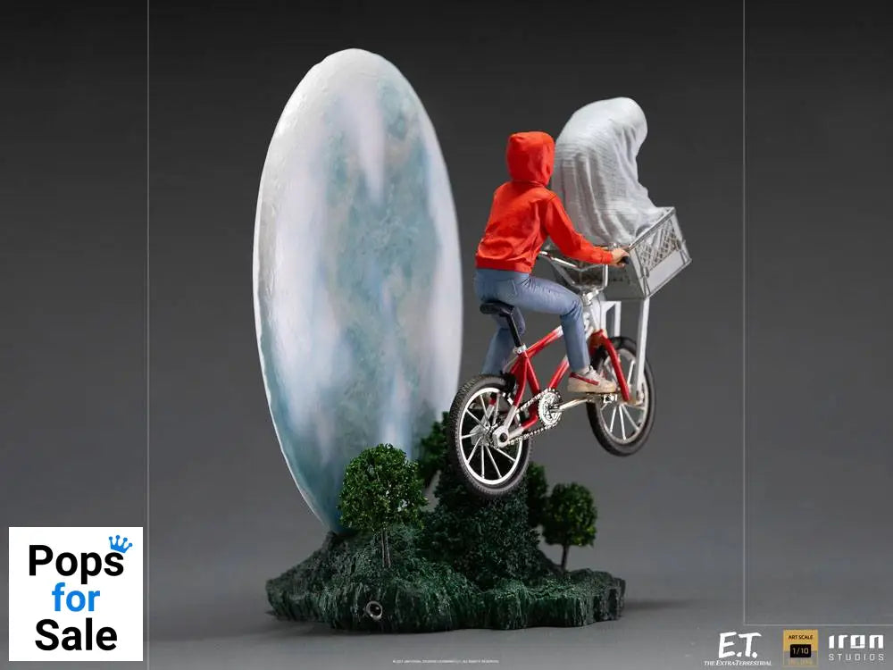 E.T. the Extra-Terrestrial Deluxe Art Scale Statue 1/10 E.T. & Elliot 27 cm