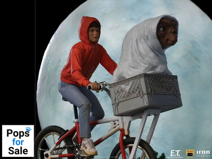 E.T. the Extra-Terrestrial Deluxe Art Scale Statue 1/10 E.T. & Elliot 27 cm