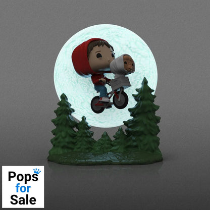 E.T. the Extra-Terrestrial POP! Moment Vinyl Figure Elliot and ET Flying (GITD) 9 cm
