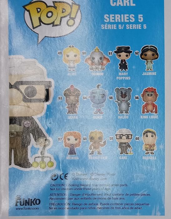 #59 Carl - Disney Up! - Box Damaged Funko POP