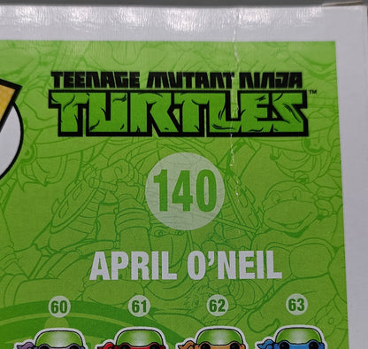 #140 April O'Neil - Teenage Mutant Ninja Turtles TMNT Box Damaged Funko POP