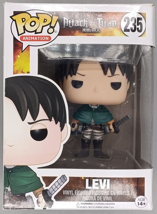 #235 Levi - Attack On Titan - Box Damaged Funko POP