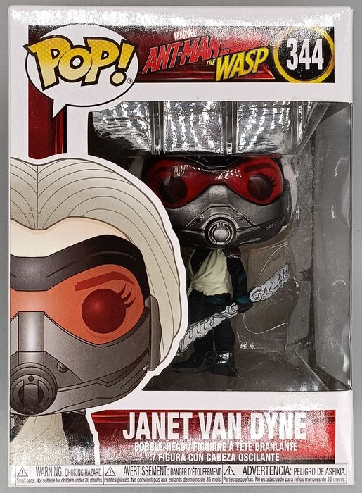 344 Janet van Dyne - Marvel Ant-Man & The Wasp Box Damaged Funko POP