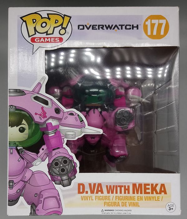 177 D.Va with MEKA - 6 Inch - Overwatch - Box Damaged Funko POP