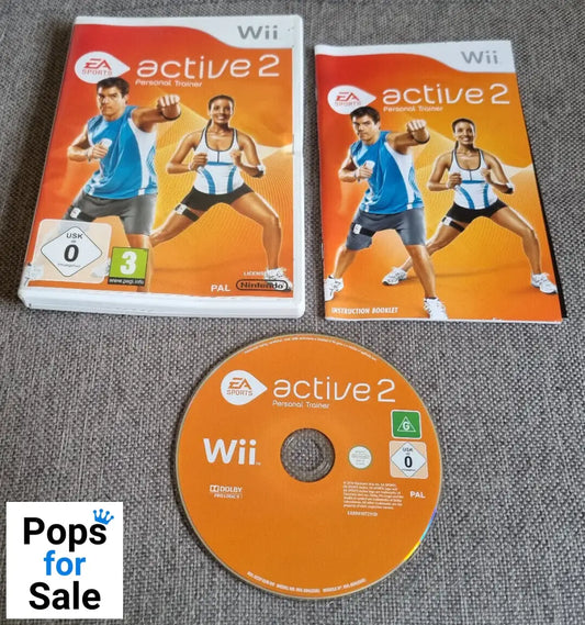 EA Sports Active 2 with Leg Strap and Monitor - [No Box] for Nintendo Wii/Wii-U