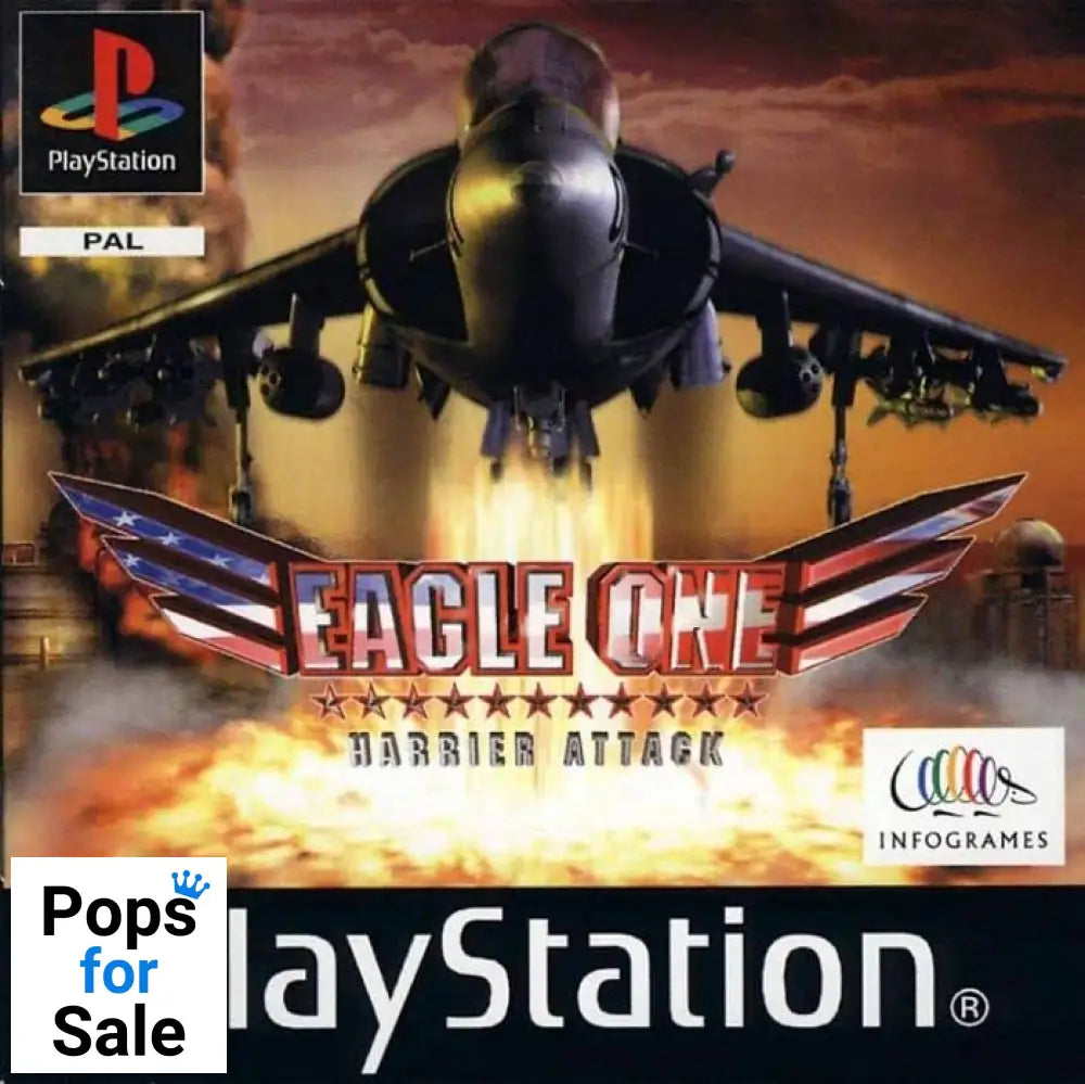 Eagle One Harrier Attack for Sony Playstation 1 - [Just Disc]
