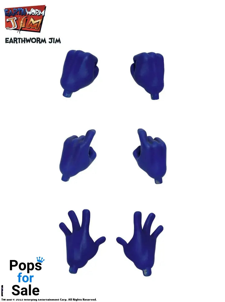 Earthworm Jim Action Figure Wave 1: Earthworm Jim & Snot 15 cm