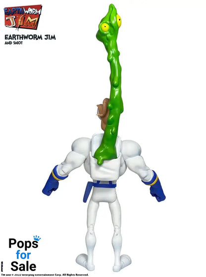 Earthworm Jim Action Figure Wave 1: Earthworm Jim & Snot 15 cm