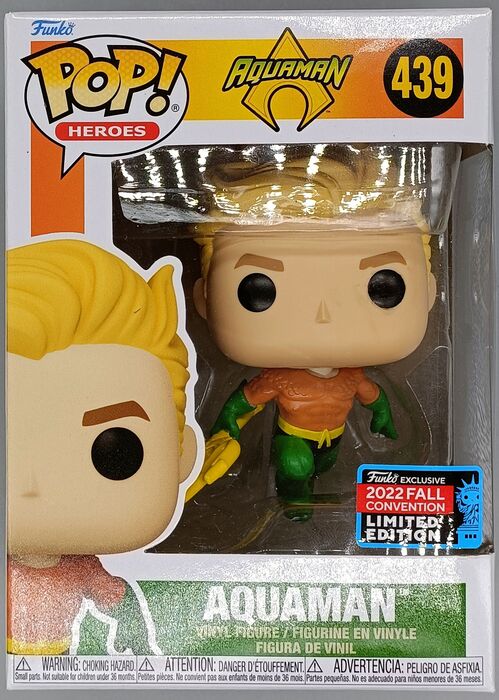 439 Aquaman (w/ Trident) DC Aquaman - 2022 Con Funko POP