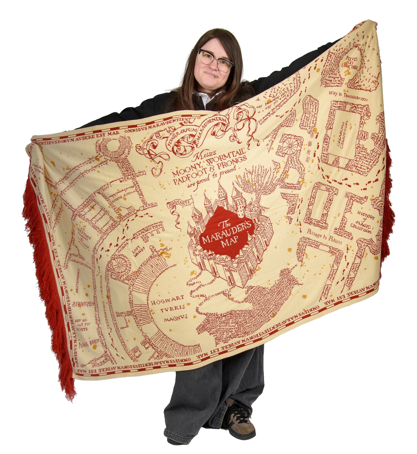 Harry Potter: Marauder's Map knitted Blanket