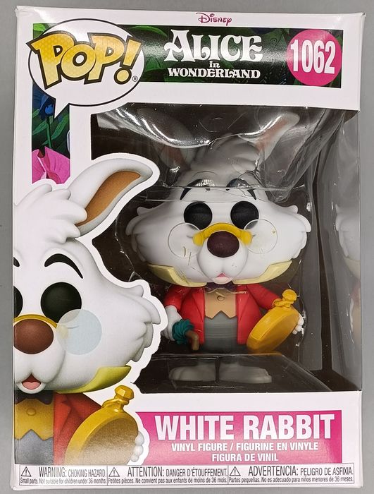 1062 White Rabbit - Disney Alice in Wonderland - Box Damaged Funko POP