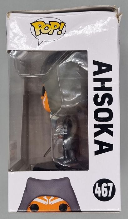 #467 Ahsoka (Hooded) - Star Wars The Mandalorian Box Damaged Funko POP