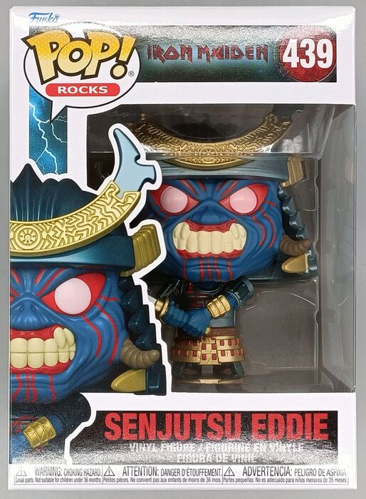 439 Senjutsu Eddie - Iron Maiden - Rocks Funko POP - Brand New