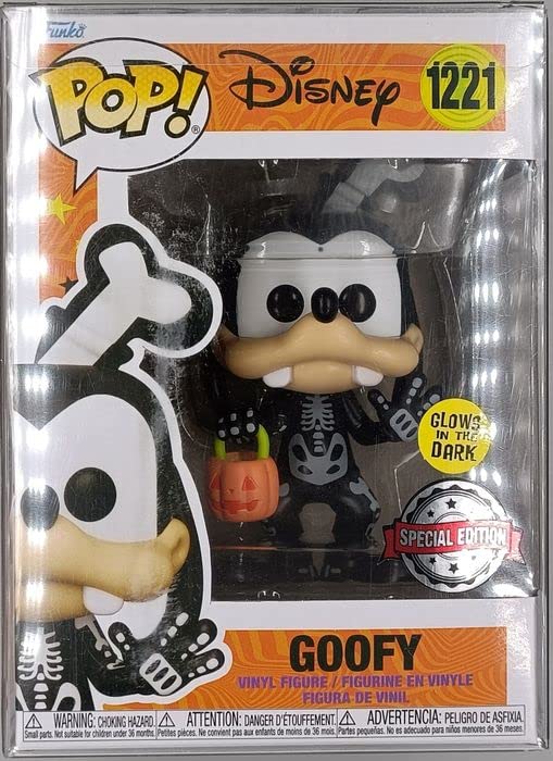 1221 Goofy (Trick or Treat) - Glow - Disney Halloween Funko POP - Box Damaged
