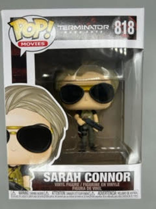 #818 Sarah Connor - Terminator Dark Fate - Box Damaged Funko POP
