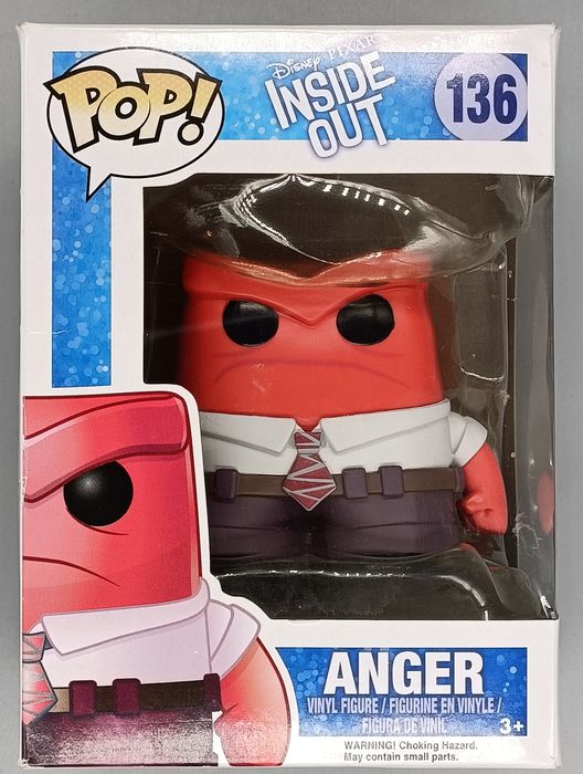 #136 Anger - Disney Inside Out - Box Damaged Funko POP