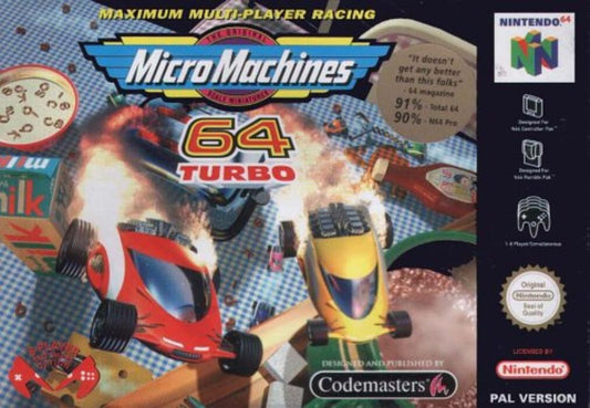 Micro Machines 64 Turbo for Nintendo 64 (N64) - [Just Cartridge]