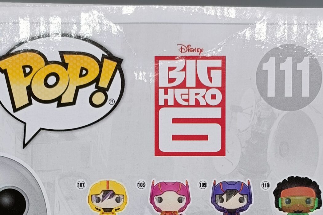 111 Baymax - 6 Inch Diamond - Disney Big Hero 6 Box Damaged Funko POP