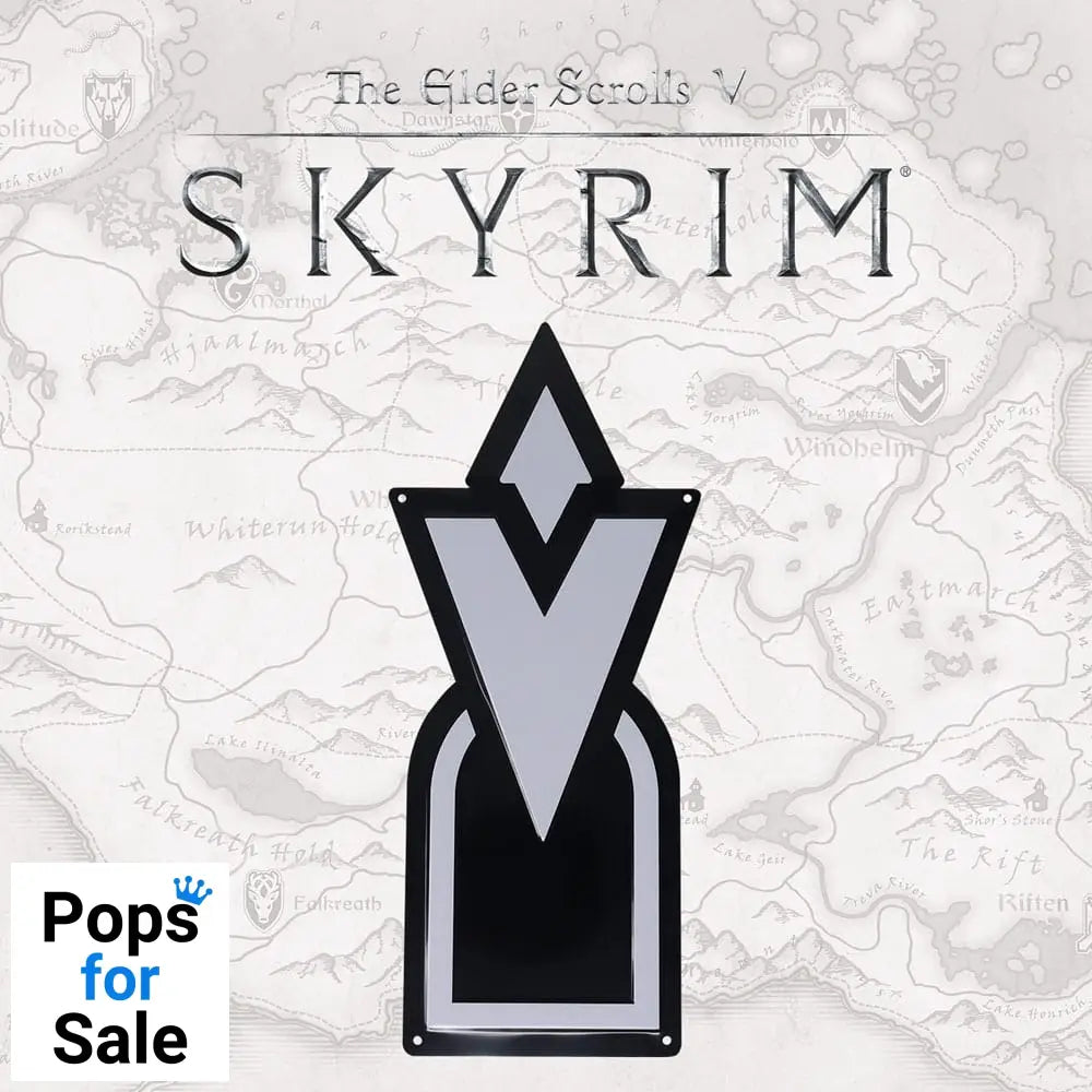 Elder Scrolls Skyrim Tin Sign Skyrim Quest Marker