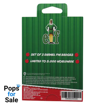 ELF Limited Edition Triple Pin Badge Set 3 Pack of Pins