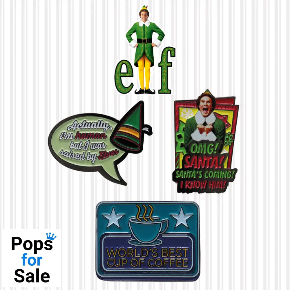 ELF Limited Edition Triple Pin Badge Set 3 Pack of Pins