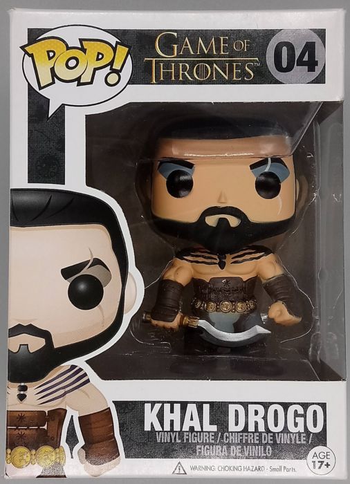 04 Khal Drogo - Game of Thrones - Funko POP - Box Damaged