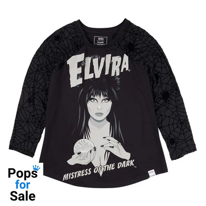 Elivira by Loungefly Tee T-Shirt Unisex Shirred Raglan Size M T-shirts