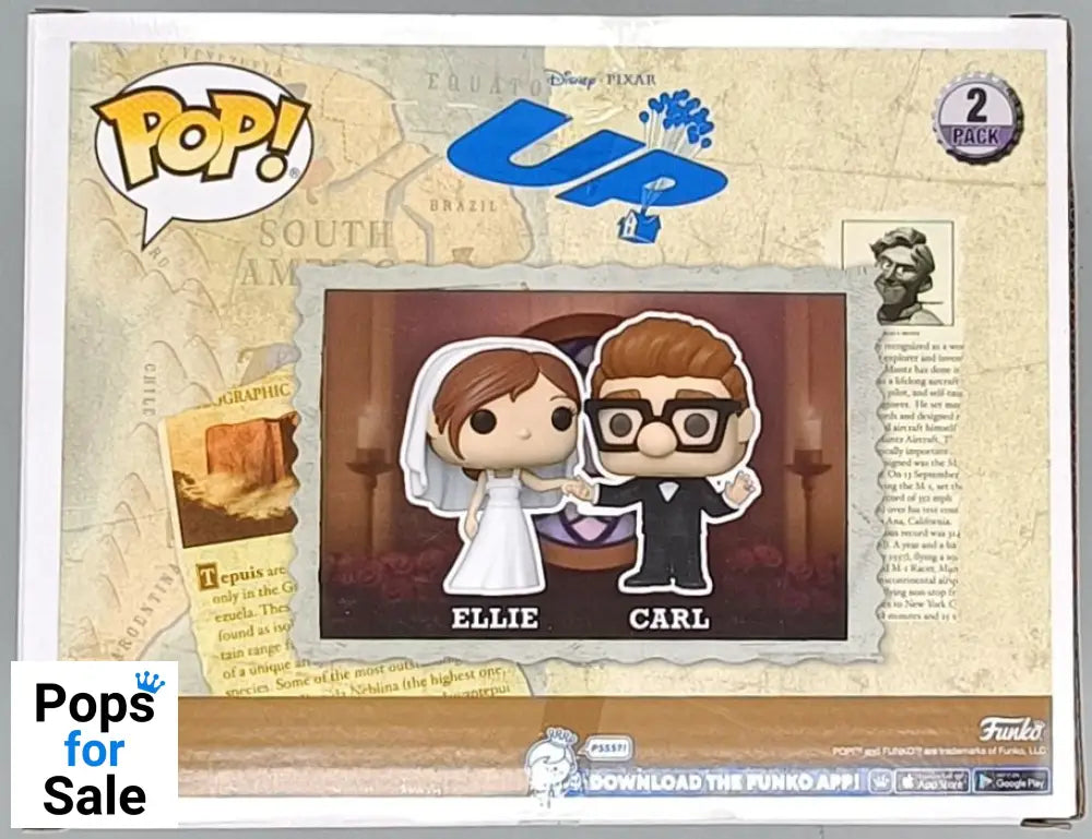 Ellie & Carl (Wedding) - Disney UP! Funko POP