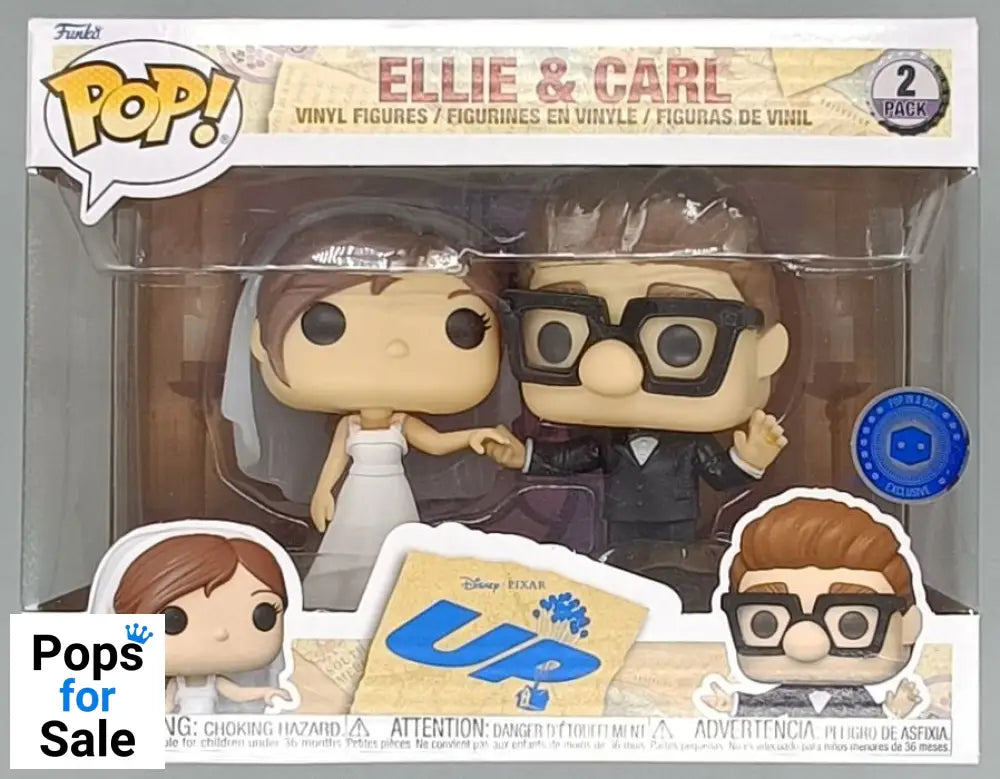 Ellie & Carl (Wedding) - Disney UP! Funko POP