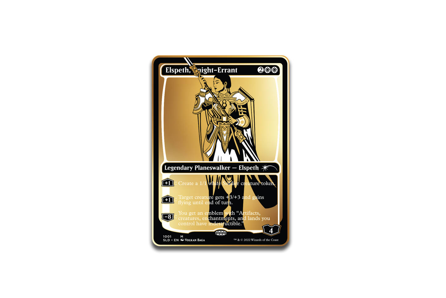 Pinfinity AR Pin: Elspeth Limited Edition Magic the Gathering Secret Lair PMTGSL011 Pin
