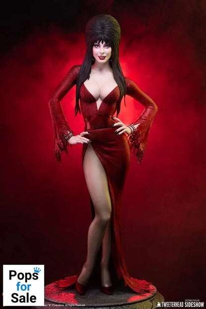 Elvira: Mistress of the Dark Maquette 1/4 Elvira (Red Glitter Dress) 48 cm