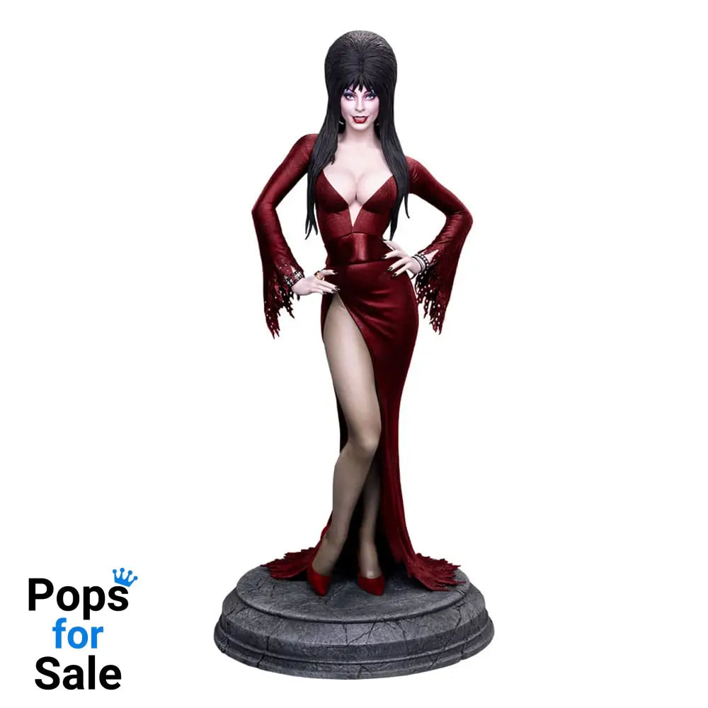 Elvira: Mistress of the Dark Maquette 1/4 Elvira (Red Glitter Dress) 48 cm