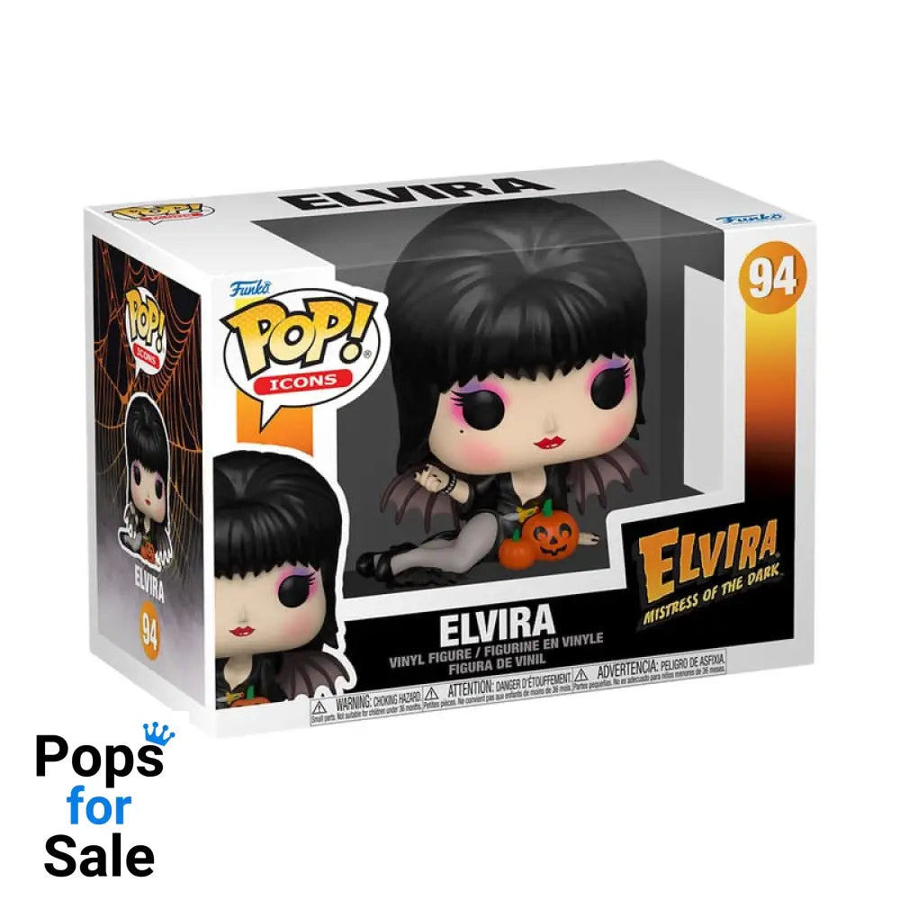 Elvira POP! Icons Vinyl Figure Elvira Pumpkins 9 cm