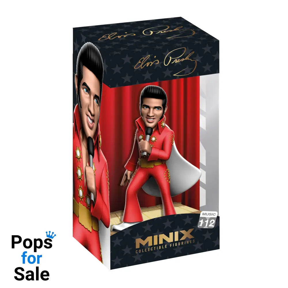 Elvis Presley Minix Figure Elvis Red Suit 12 cm