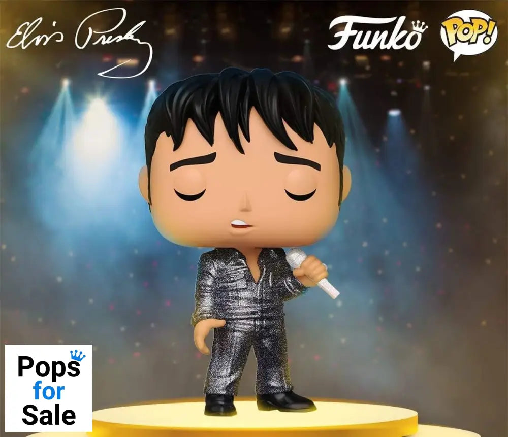 Elvis Presley POP! Rocks Vinyl Figure '68ComebackSpecial(DGLT) 9 cm