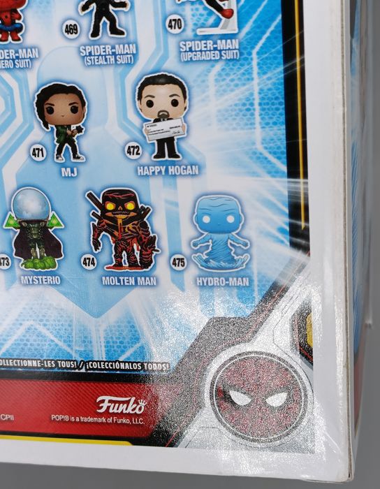 472 Happy Hogan - Marvel Spiderman Far From Home Funko POP - Box Damaged