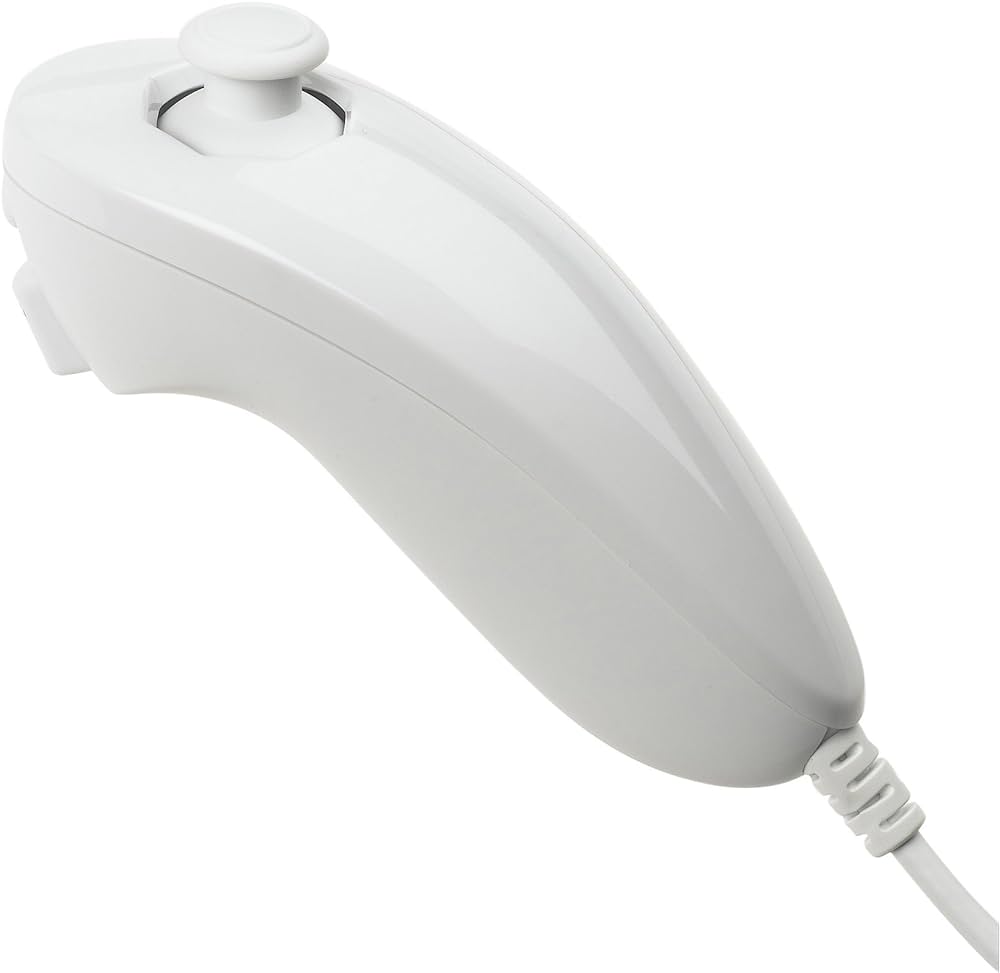Nintendo Nunchuk Controller Add-On for Nintendo Wii/Wii-U - [No Manual or Outer Box]