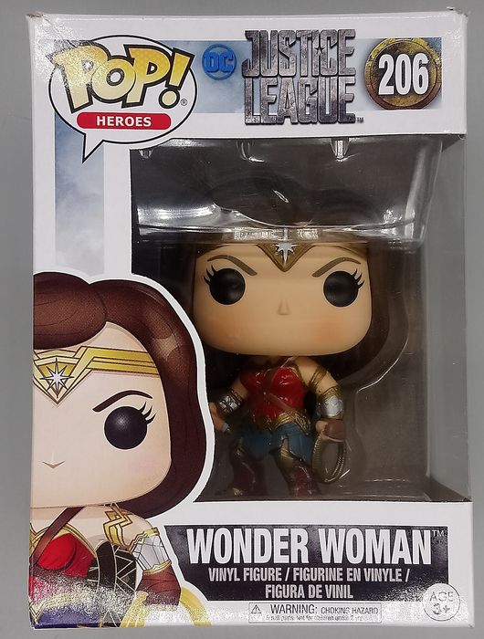 #206 Wonder Woman - DC Justice League - Box Damaged Funko POP