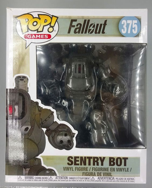 375 Sentry Bot - 6 Inch - Fallout - Funko POP - Box Damaged
