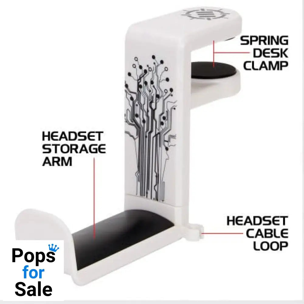 Enhance Headphone Mount White