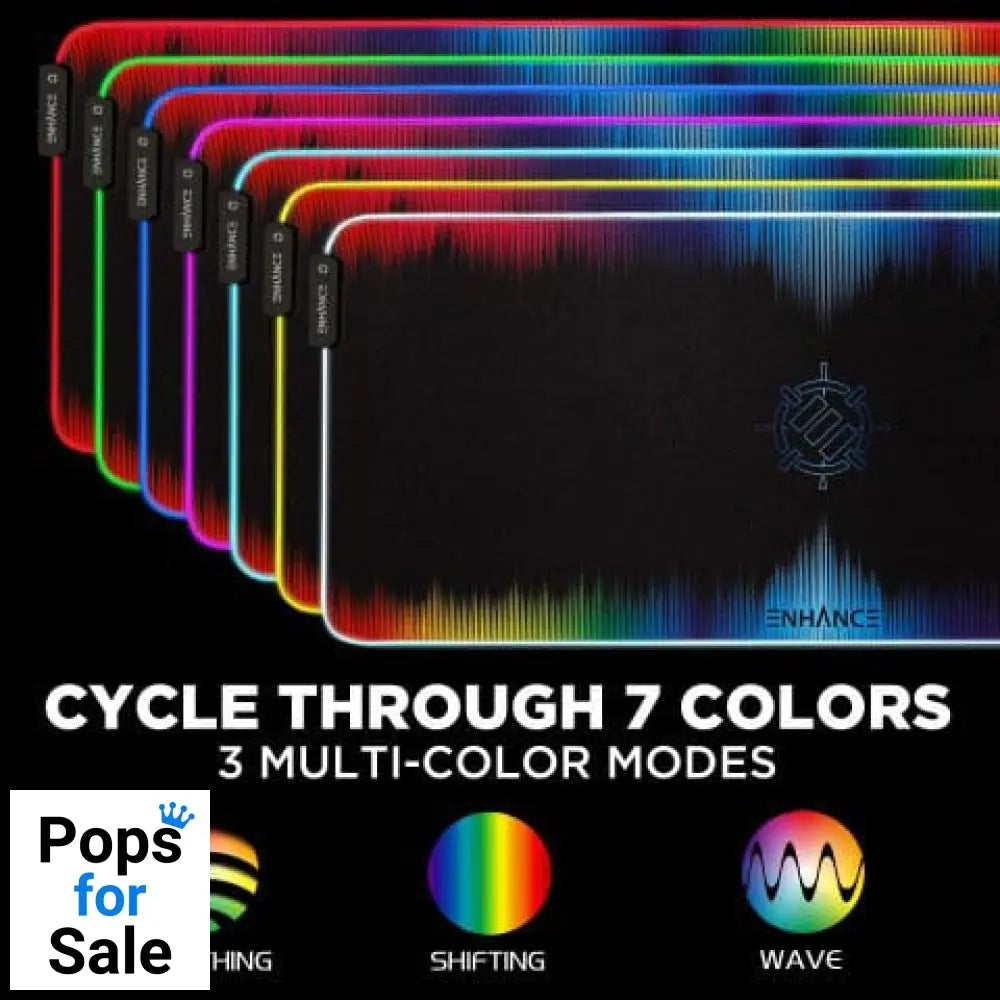 Enhance LED Mouse Mat Multicolor