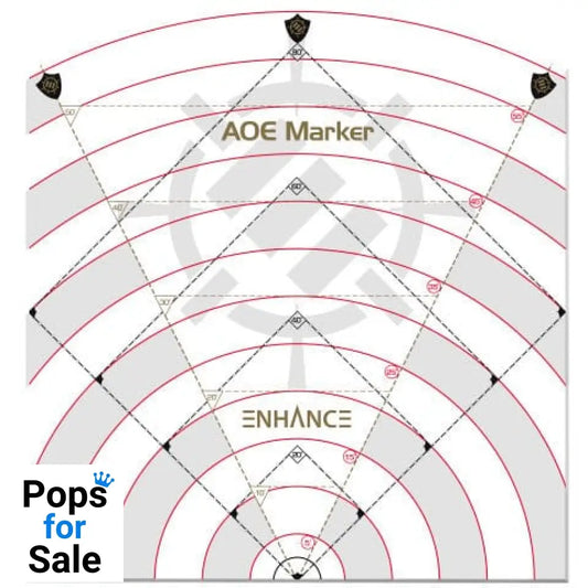 Enhance RPG Series 30ft Spell AoE Damage Template