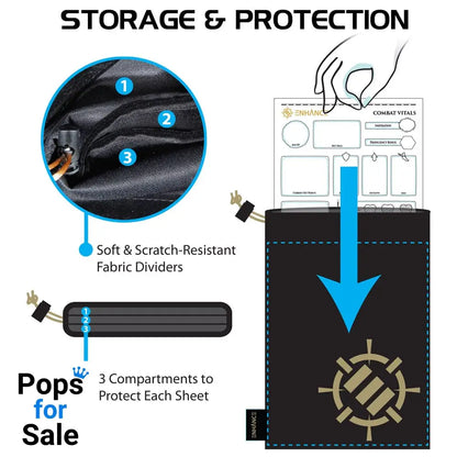 Enhance RPG Series Acrylic Character Sheet Set *English Version*