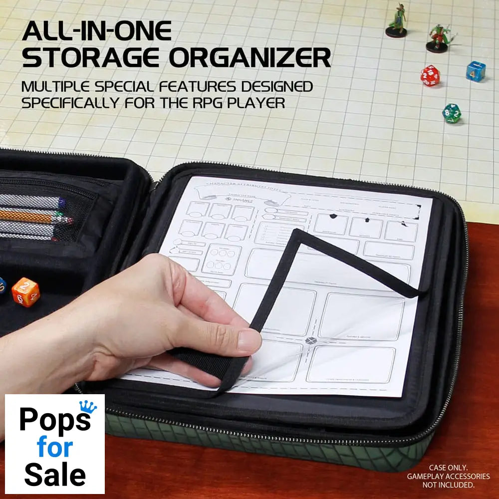 Enhance RPG Series Collector's Edition Organizer Case Green