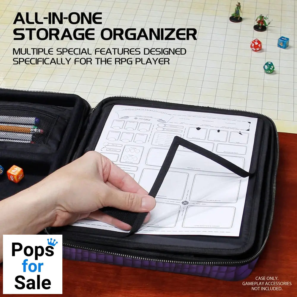 Enhance RPG Series Collector's Edition Organizer Case Purple