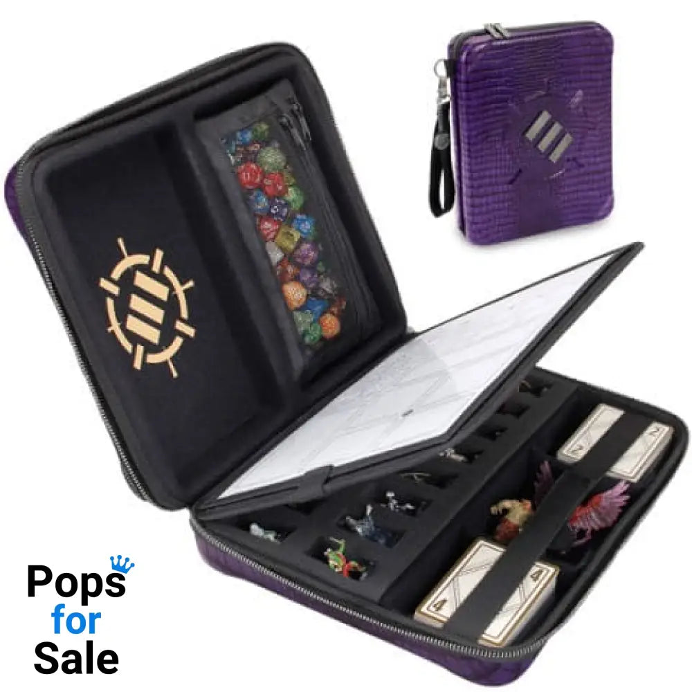 Enhance RPG Series Collector’s Edition Organizer Case Purple Dice accessories